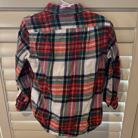 Crewcuts button down flannel shirt. Sz 3. EUC - Picture 3 of 3